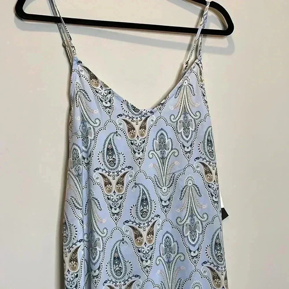 O’Neil Blue Satin Slip Dress - Picture 7 of 11